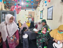 Babinsa: Dampingi Nakes, Kegiatan Posbindu Dan Posyandu