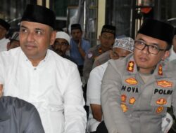 Kebersamaan di Bulan Suci, Kapolres Aceh Timur Safari Ramadhan ke Masjid Manzilul Minan, Idi Cu