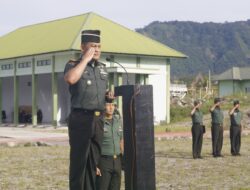 Dandim 0119/BM, Sampaikan Amanat Pangdam IM Kepada Seluruh Prajurit