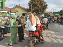 Koramil 03/TG Gelar Berbagi Takjil Dan Buka Puasa Bersama