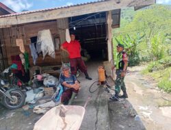 Babinsa Koramil 08/SN Himbau Warga Kampung Pilar Weh Kiri Untuk Jaga Kamtibmas di Bulan Ramadan