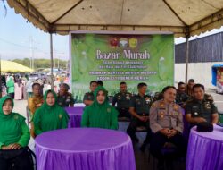 Kapolsek Bukit Hadiri Bazar Murah Kodim 0119/BM di Bener Meriah