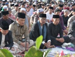 Dandim 0119/Bener Meriah Melaksanakan Sholat Idul Fitri Bersama Forkopimda