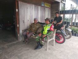 Bangun Keakraban, Babinsa Desa Bintang Bener Komsos Dengan Warga Di Wilayah Binaan