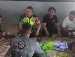 Masih Dalam Suasana Lebaran Idul Fitri 1446 H, Babinsa Sambangi Warganya Di Wilayah Binaan