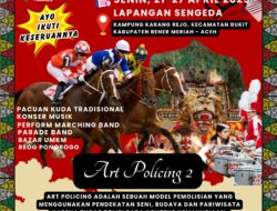 Polres Bener Meriah Gelar Event “Art Policing 2” Pacuan Kuda Tradisional