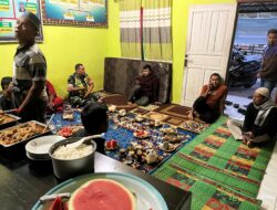 Babinsa Hadiri Halal Bihalal Di Desa Binaan