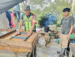 Dukung UMKM, Babinsa Koramil 03/TG Sambangi Pengusaha Tahu Lokal
