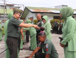 Pimpin Upacara Kenaikan Pangkat Dan Pindah Satuan, lni Pesan Dandim 0106/Aceh Tengah