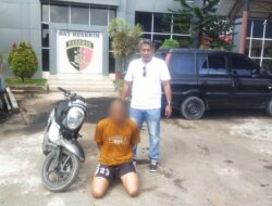 Unit Resmob Polres Langsa Tangkap Pelaku Curanmor, Sepeda Motor Curian Ditemukan