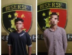 Dua Tersangka Tindak Pidana Pencurian Diamankan Satreskrim Polres Aceh Tengah, Satu Orang Buron