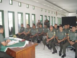 Dandim 0119/BM, Berikan Pengarahan Kepada Prajurit Pindah Satuan