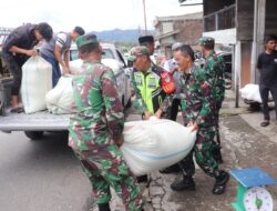 Optimalkan Serapan Gabah/Beras, Dandim 0106/Ateng Dampingi Bulok Serap Gabah Dari Petani