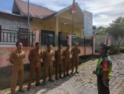 Melalui Apel Pagi, Babinsa Ajak Pemerintah Desa, Tingkatkan Disiplin Kerja