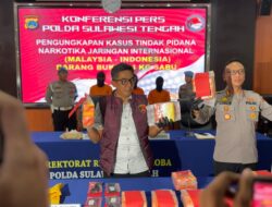 Polisi Gagalkan Peredaran 24 Kg Sabu di Palu, 3 Pelaku Ditangkap
