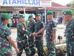 Dandim 0106/Ateng Lanjutkan Kunjungan Kerja ke Koramil Jajaran