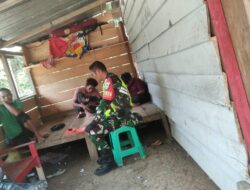 Babinsa Komsos Dengan Warga Binaan, Perkuat Kemanunggalan TNI-Rakyat
