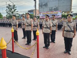 Kapolres Langsa Pimpin Sertijab Wakapolres, Kasatbinmas, Kasatlantas, dan Kasatpolairud Polres Langsa