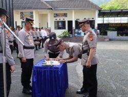 Kapolres Aceh Tengah Pimpin Sertijab Dua Kasat Dan Lima Kapolsek
