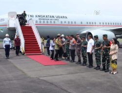 Wapres RI Gibran Rakabuming Raka Tiba di Medan, Disambut Pangdam I/BB dan Forkopimda Sumut