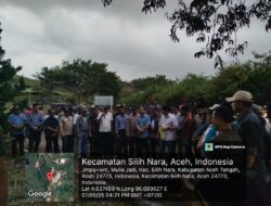 Danramil 08/Silih Nara Hadiri Vicon Bupati Aceh Tengah dengan Menteri LHK, Dorong Pembentukan Qanun Sampah Desa