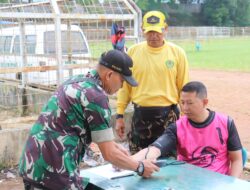 Jaga Kemampuan Fisik Prajurit, Kodim 0106/Ateng Laksanakan Garjas Periodik