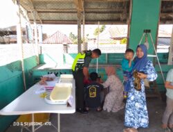 Dukung Kesehatan Babinsa Koramil 03/TG Dampingi Kegiatan Posyandu