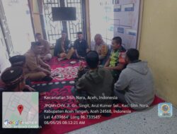 Babinsa Koramil 08/Silih Nara Ajak Aparatur Desa dan Warga Jaga Keharmonisan