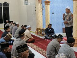 Bripka Almufti Abadi Isi Kultum Subuh Keliling Polres Bener Meriah
