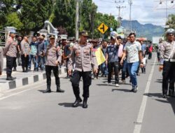 Pendekatan Humanis dan Edukasi, Polres Aceh Tengah Amankan Unjuk Rasa Warga Serule Secara Kondusif