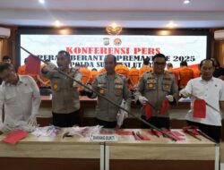 18 Hari Operasi Berantas Premanisme, Polda Sulut dan Jajaran Ungkap 189 Kasus dan Amankan 63 Tersangka