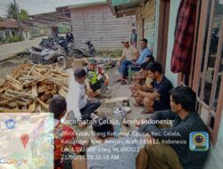 Wujud Kepedulian Babinsa, Koptu Agus Siswo Laksanakan Komsos Bersama Warga Desa Blang Kekumur