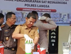 Pemko Langsa Dukung dan Apresiasi Kinerja Polres Langsa Berantas Narkoba