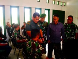 Marak Judi Online, Dandim 0119/BM Cek Handphone Anggota