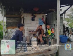 Babinsa Koramil 08/SN Pererat Silaturahmi dengan Warga Wih Sagi Indah