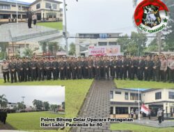 Polres Bitung Gelar Upacara Peringatan Hari Lahir Pancasila ke-80