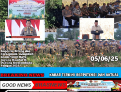 Kapolres Bitung dan Forkopinda  mengikuti Zoom Panen Raya Jagung Kuartal II, Dukung Swasembada Pangan 2025.