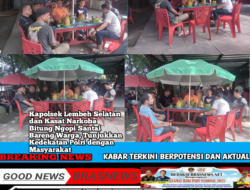 Kapolsek Lembeh Selatan dan Kasat Narkoba Bitung Ngopi Santai Bareng Warga, Tunjukkan Kedekatan Polri dengan Masyarakat