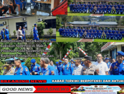 Kakorpolairud Baharkam Polri Lakukan Supervisi di Mako Polairud Polda Sulut, Kapolres Bitung Hadiri Kegiatan