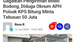 Polsek KPS Bitung Klarifikasi: Penahanan Mobil Sesuai Prosedur, Tuduhan Pemerasan Tidak Berdasar dan Berpotensi Pidana