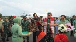 Kasdam I/Bukit Barisan Sambut Kedatangan KASAD Jenderal TNI Maruli Simanjuntak di Medan