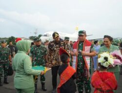 Kasdam I/Bukit Barisan Sambut Kedatangan KASAD Jenderal TNI Maruli Simanjuntak di Medan