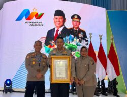 Kapolres Labuhanbatu Terima Piagam Penghargaan dari Kapolri dengan Kategori Pelayanan Prima (A)
