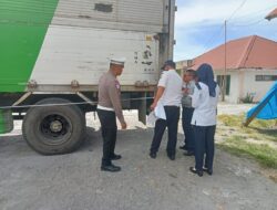 Satlantas Polres Bener Meriah Gelar Sosialisasi Overload dan Overdimensi untuk Angkutan Barang