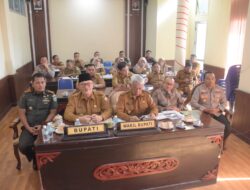 Dandim 0119/BM Hadiri Rakor Melalui Video Conference Bersama Dirjen Peternakan Dan Kesehatan Hewan