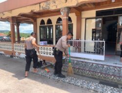 Sambut Idul Adha dan Hari Bhayangkara ke-79, Satsamapta Polres Bener Meriah Gelar Bakti Sosial Bersama Warga