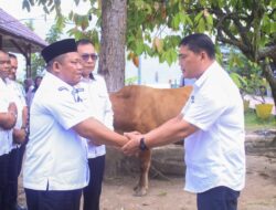 Wakil Bupati Labuhanbatu Serahkan Sapi Kurban Bantuan Gubernur Sumut Untuk Lapas Rantauprapat