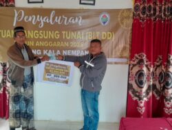 Pemerintah Desa Kala Nempan Salurkan BLT-DD Tahap I dan II Tahun 2025 kepada 13 KPM