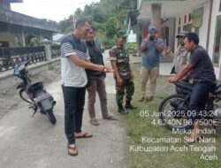 Babinsa Koramil 08/SN Laksanakan Komunikasi Sosial dengan Masyarakat Desa Mekar Indah