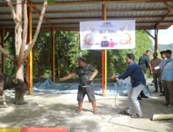 Satgas Gakkum ODC-2025 sembelih 2 ekor sapi di Posko Jayapura dalam rangka Idul Adha 1446 H